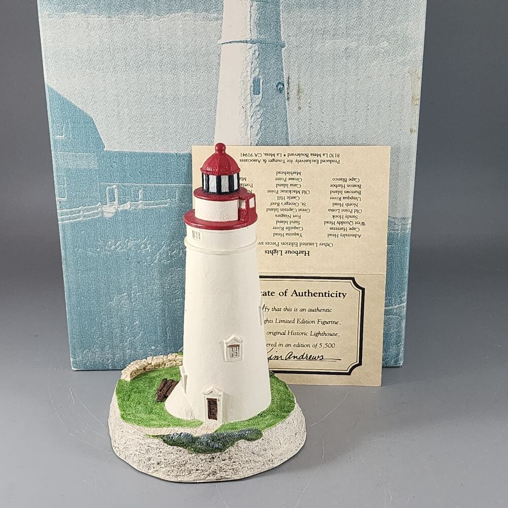 Harbour Lights Lighthouse Marblehead Ohio #121 Signed 5354/5500